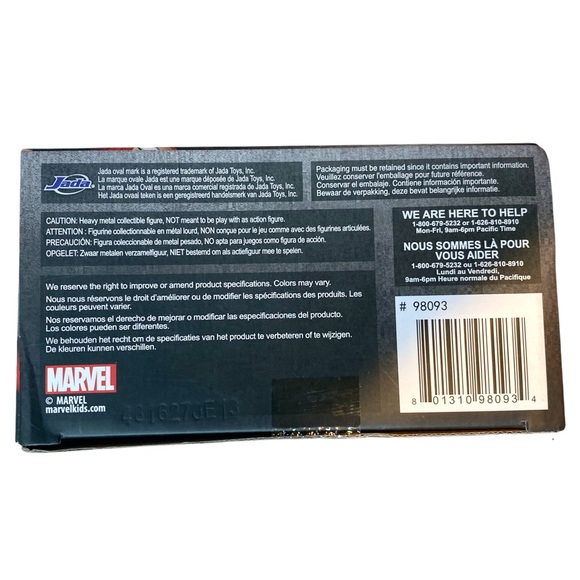 NIB NWT Marvel Elektra Metals Die Cast 4” M351 Action Figure Figurine Jada Toys - Picture 7 of 7